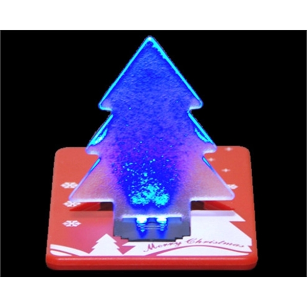 Christmas Tree Shaped LED Card Light - Image 2