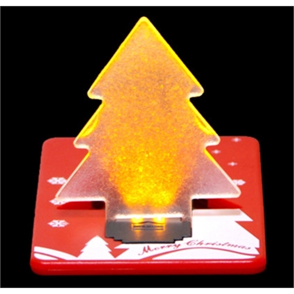 Christmas Tree Shaped LED Card Light - Image 3