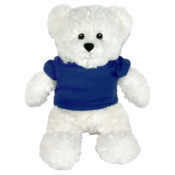12" White Bear with Embroidered Eyes - Image 13