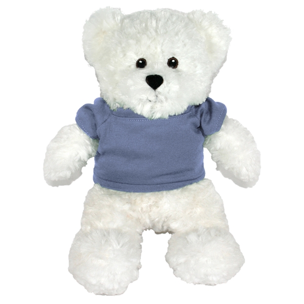 12" White Bear with Embroidered Eyes - Image 14