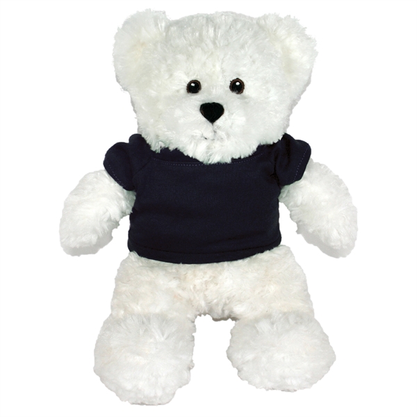 12" White Bear with Embroidered Eyes - Image 15