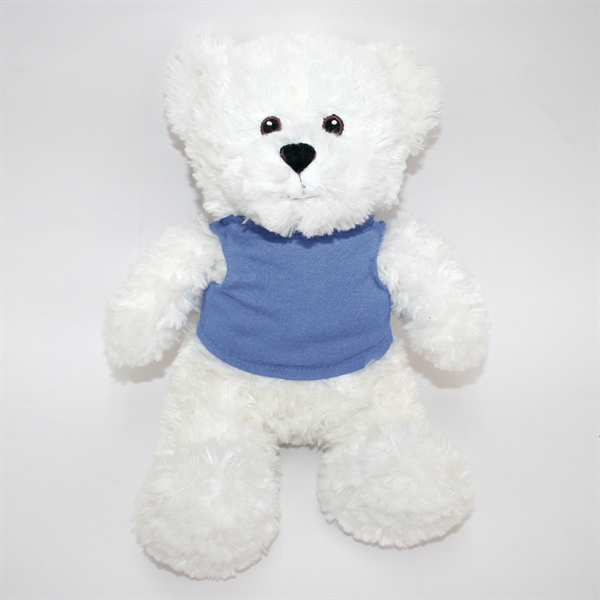 12" White Bear with Embroidered Eyes - Image 22