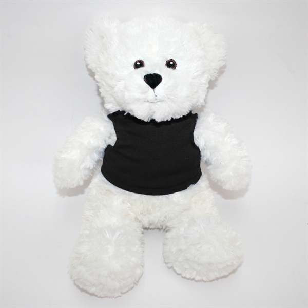 12" White Bear with Embroidered Eyes - Image 23