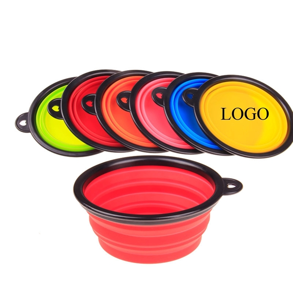 Collapsible Silicone Pet Dog Bowl