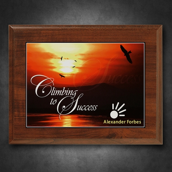 Econo Cherry Plaque with Sublimated Plate
