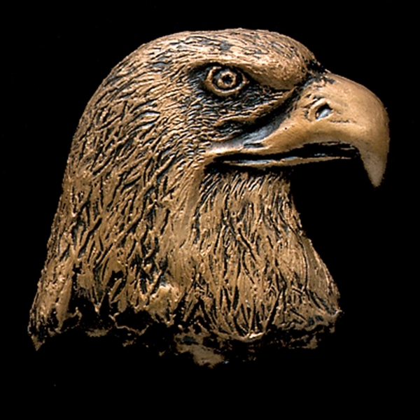 Eagle Head Bronze Accent