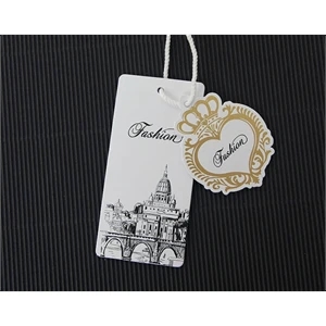 400 GSM white gift tag