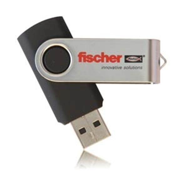 Swivel USB flash drive with Quick Turnaround - Image 1