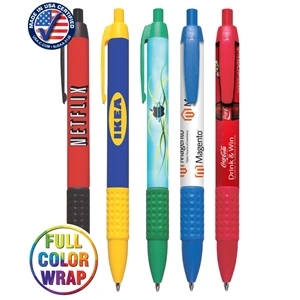 Certified USA Pens -Full Color Barrels & Colored Rubber Grip