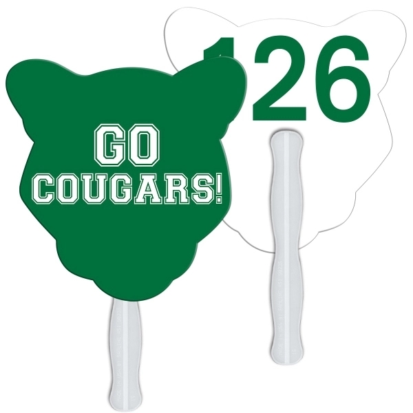 Cougar Auction Hand Fan Full Color - Image 2