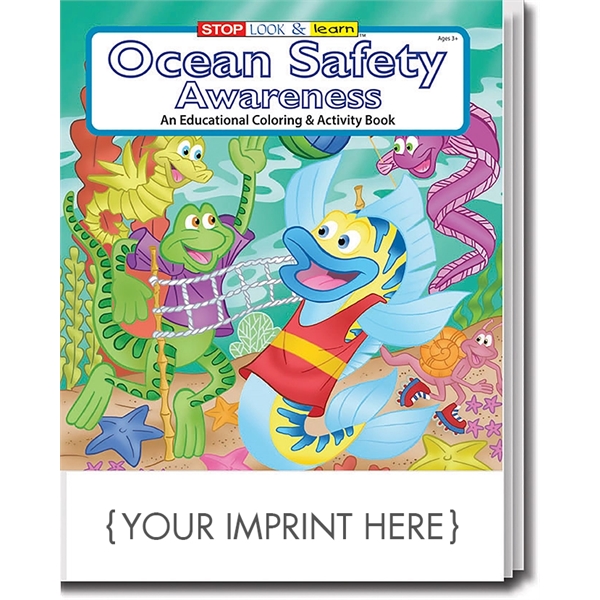 Ocean Safety Awareness Coloring Book - Image 1
