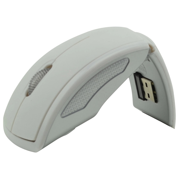 Curved Optical Mouse w/ USB Receiver Wireless