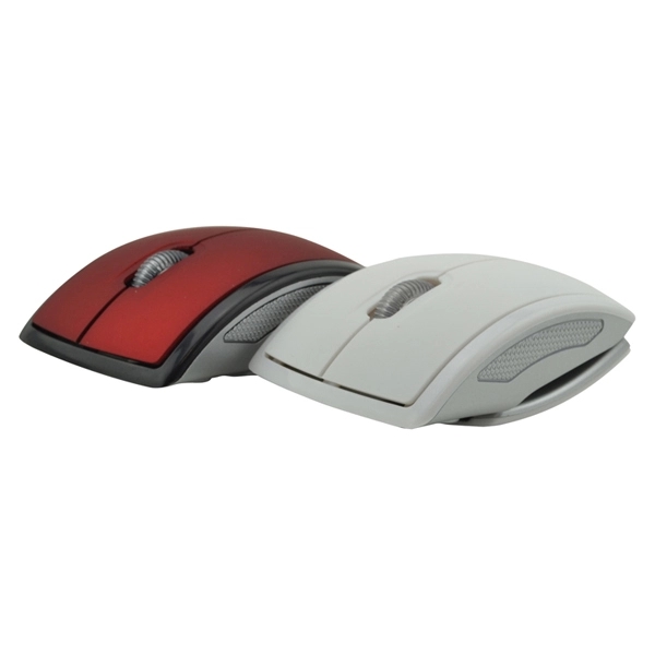 Curved Optical Mouse w/ USB Receiver Wireless - Image 3