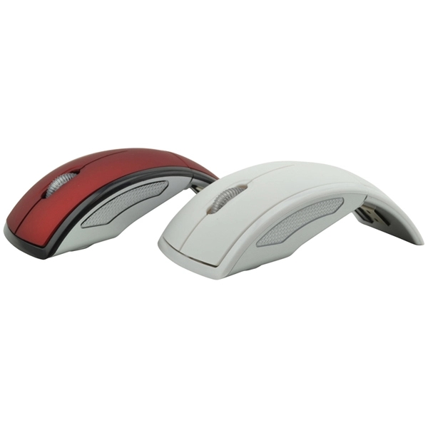 Curved Optical Mouse w/ USB Receiver Wireless - Image 4