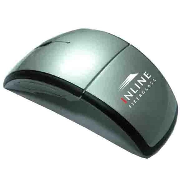Curved Optical Mouse w/ USB Receiver Wireless - Image 11