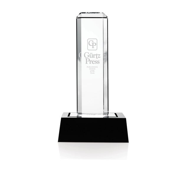 Vertical Highlight Award with Lighted Base - Image 2