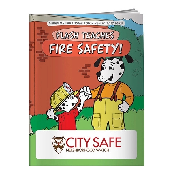 Coloring Book: Flash Teaches Fire Safety - Image 1