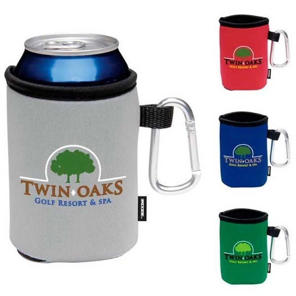 Collapsible KOOZIE® Can Kooler with Carabiner - Image 2