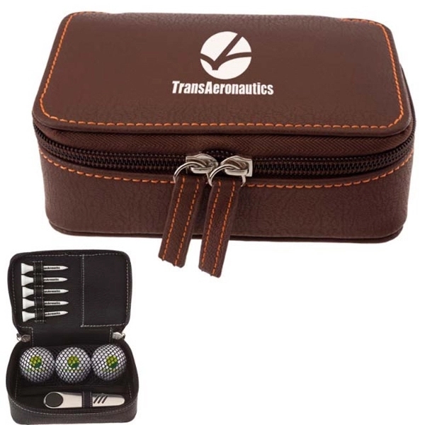 Zippered golf gift kit - DT® TruSoft