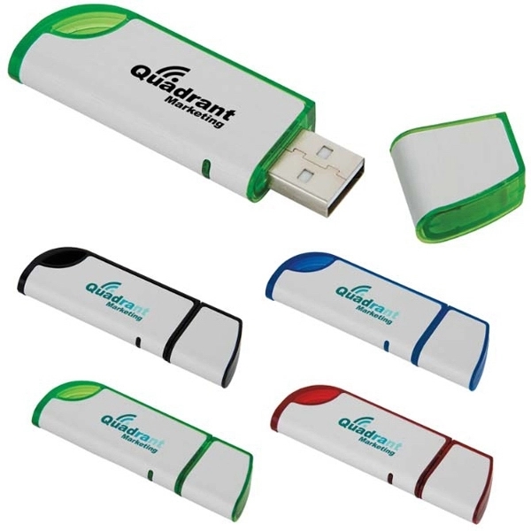 Slanted USB 2.0 Flash Drive - Image 1