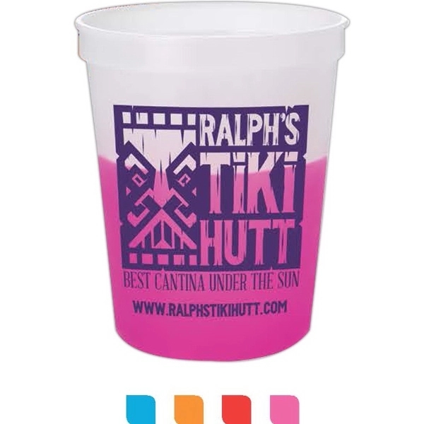 Color Changing Stadium Cup - 16 oz. - Image 1