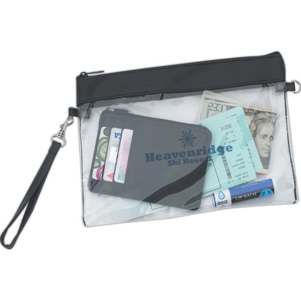 Clear Game 2-in-1 Wristlet - Image 1