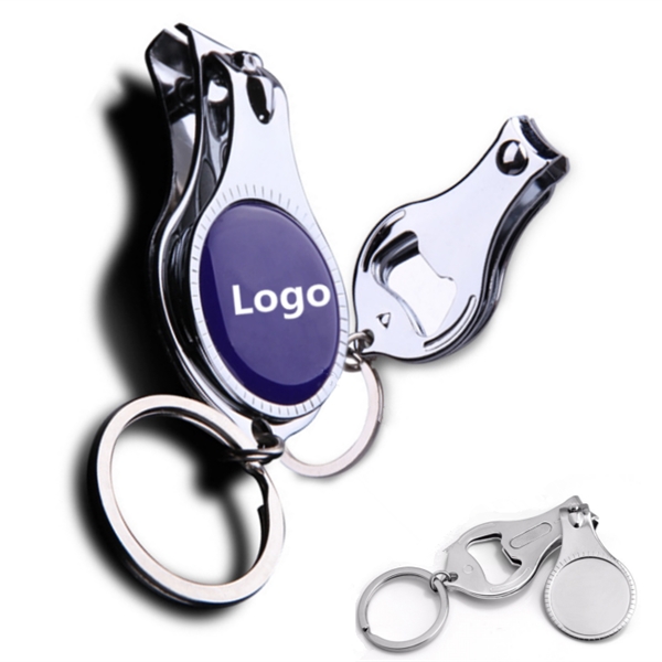 3 in 1 Keychain Nail Clipper with Bottle Opener