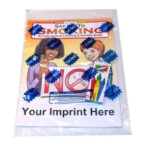 Say No to Smoking Coloring Book Set Fun Pack