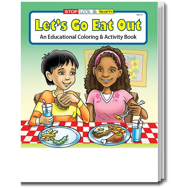 Let's Go Eat Out Coloring Book - Image 2
