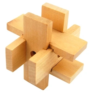 6 Piece Desktop Wooden Puzzle