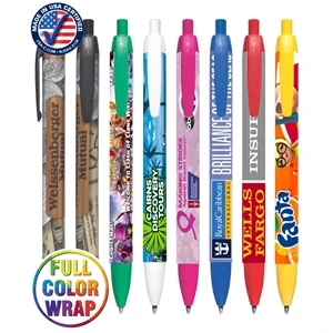 Full Color Wrap - "Wide One" Click Pen USA Made Pens
