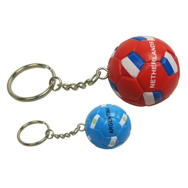 Soccer Ball Shaped Keyring for 2018 World Cup - Image 1