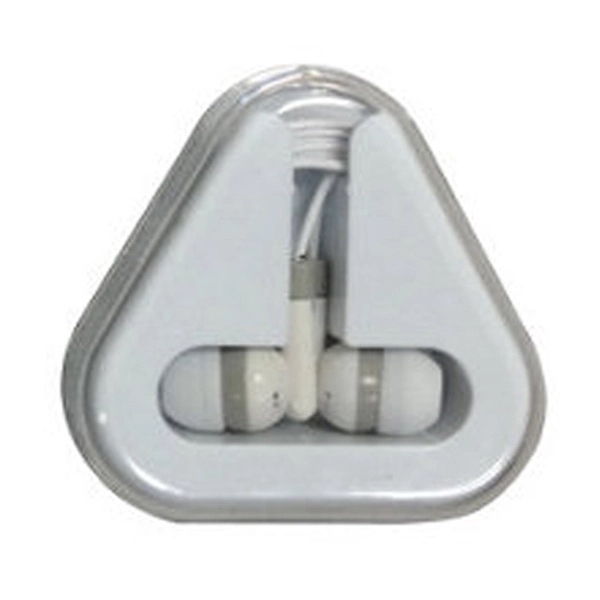 Earbuds in triangle case - Image 2