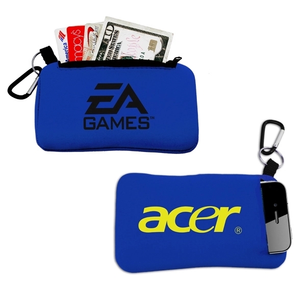 Smartphone Holder with Zippered Pouch - Image 2