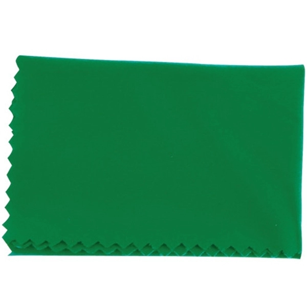 Colored Microfiber Cloth in Clear Pouch - Image 2