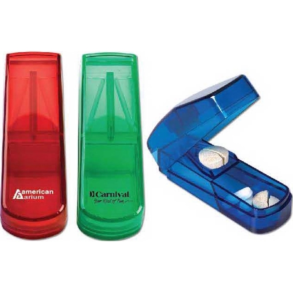 Mini Pill Case with Pill Cutter - Image 1