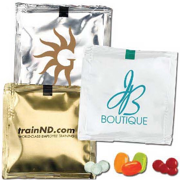 Bountiful Bag Promo Pack with Jelly Beans Candy- 3" x 3" - Image 1