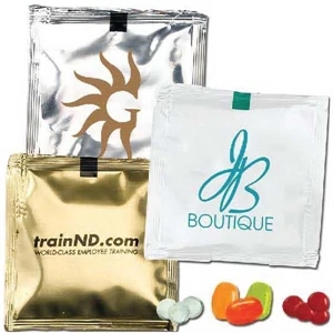Bountiful Bag Promo Pack with Jelly Beans Candy- 3" x 3"