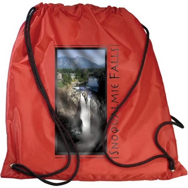 Nylon Drawstring Backpack - Image 8