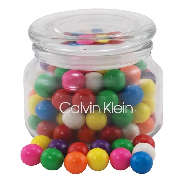 Gumballs in a Glass Jar with Lid