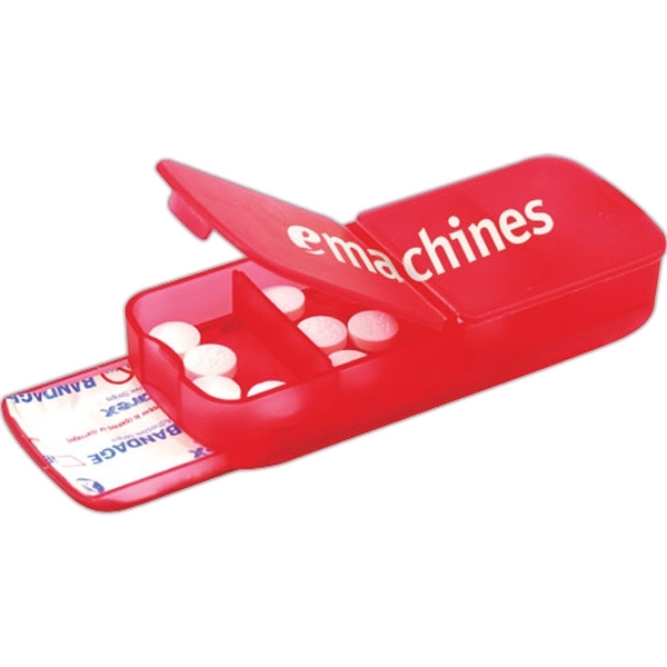 Bandage Dispenser with Pill Case - Image 1