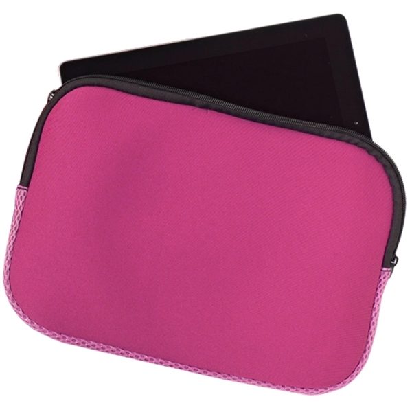 Padded Zippered Tablet Case- Full Color - Image 1
