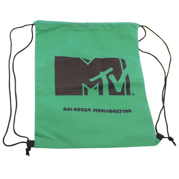 Non Woven Drawstring Backpack- Full Color - Image 4