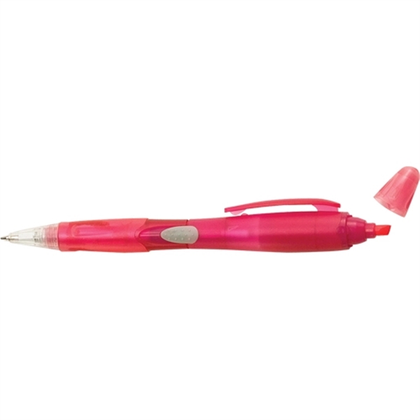 Retractable Pen with Highlighter Combo - Image 2