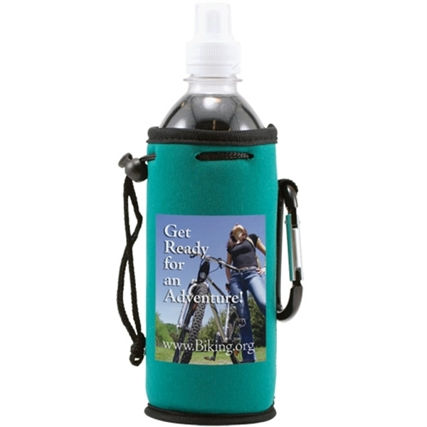 Neoprene Single Bottle Cooler- Full color - Image 1