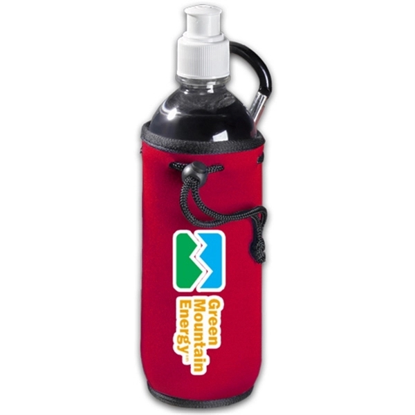 Neoprene Single Bottle Cooler- Full color - Image 3