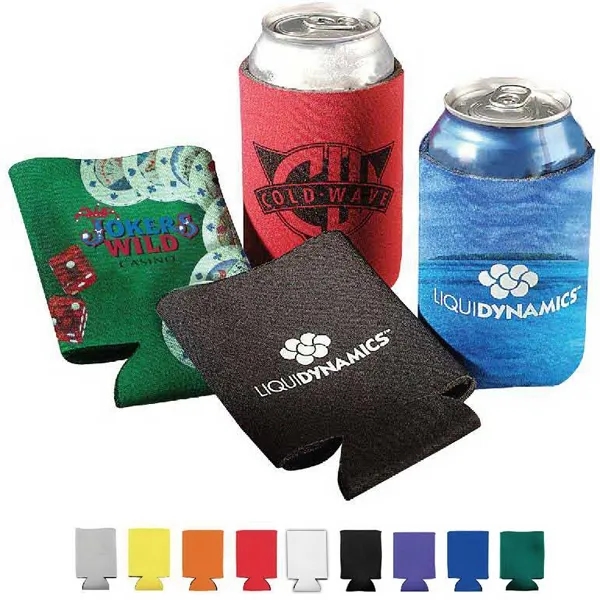 Collapsible Can Cooler- Full Color Imprint - Image 1