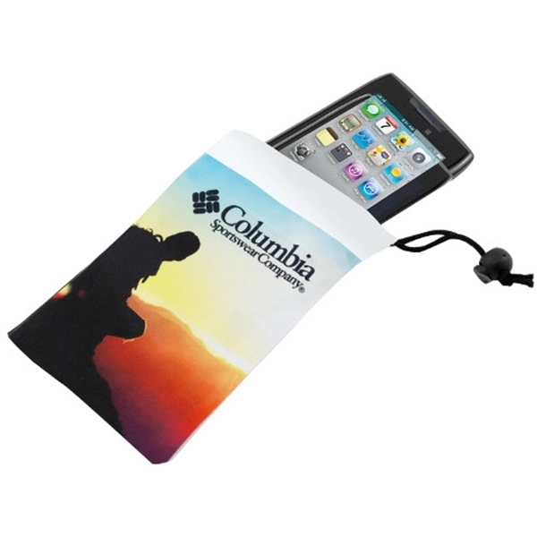 Full color drawstring microfiber smartphone case - Image 1