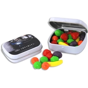Pocket Hinged Tin with Candy Runts