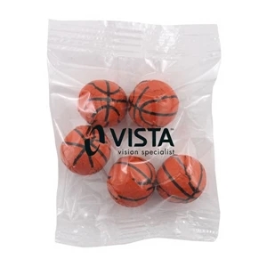 Bountiful Bag Promo Pack with Chocolate Basketballs Candy
